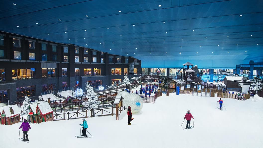Ski or snowboard at Ski Dubai