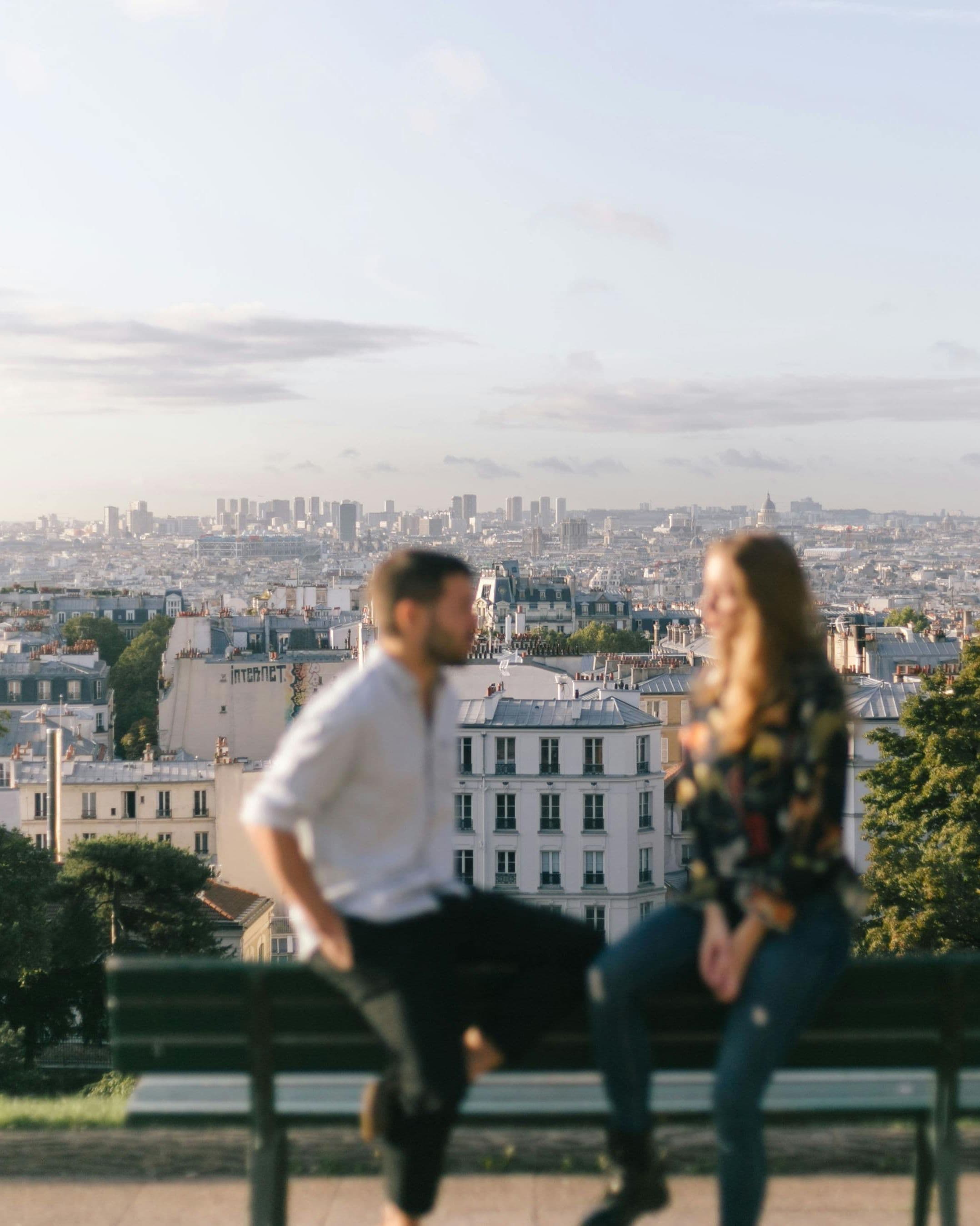 Coucher de soleil à Montmartre