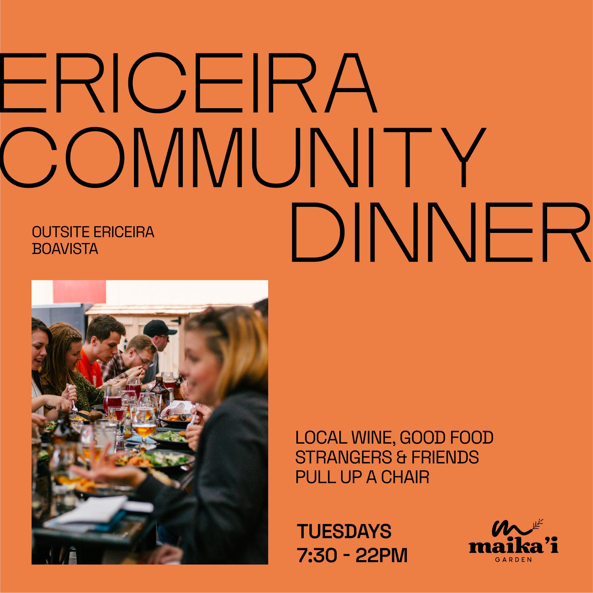 Ericeira Community Dinner at Outsite Boavista