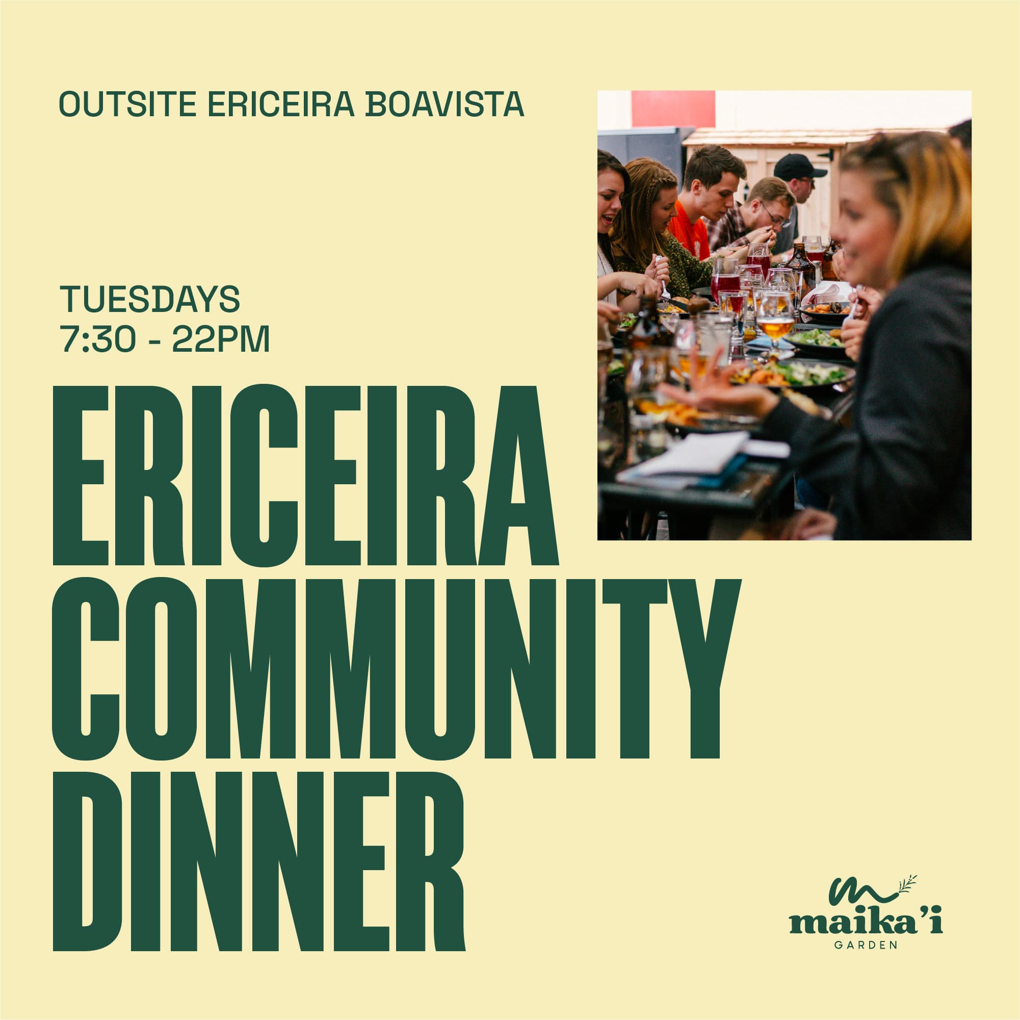 Ericeira Community Dinner at Outsite Boavista